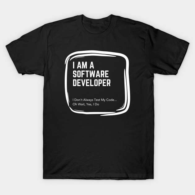 Proud Software Developer Tee - Embrace Expertise T-Shirt by Hepi Mande